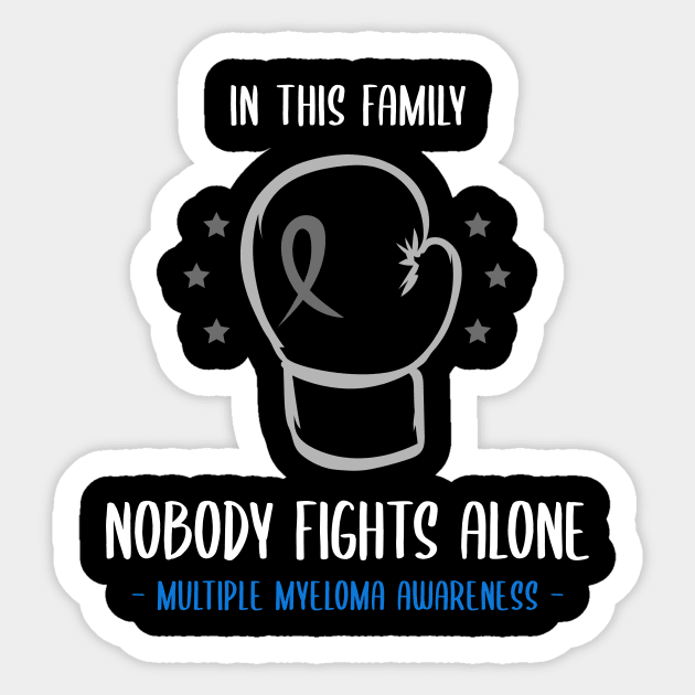 Multiple Myeloma Awareness Sticker by victoria@teepublic.com